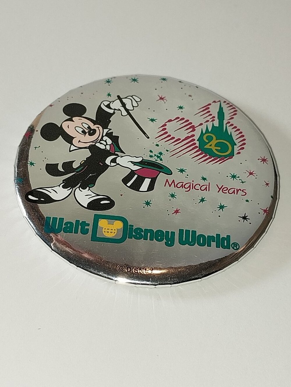 Vintage Walt Disney World 20 Magical Years Disney Pin